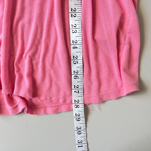 We The Free People Moon Dance Pink V-Neck Tank Top Casual Sleeveless XL - Picture 7 of 10